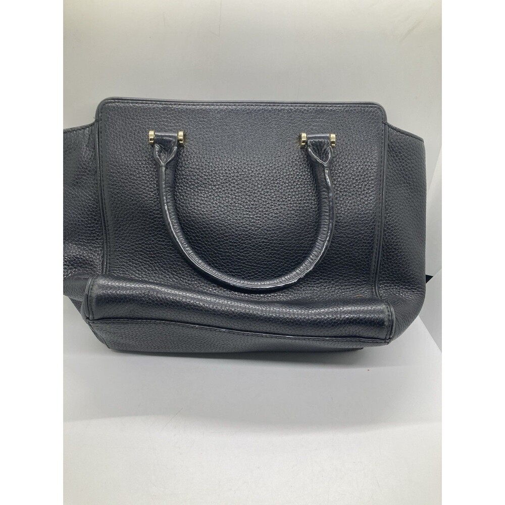 KATE SPADE NEW YORK ALLYN CHESTER STREET BAG SATCHEL PEBBLED LEATHER BLACK - Picture 6 of 13